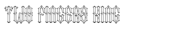 Two Fingers King font preview